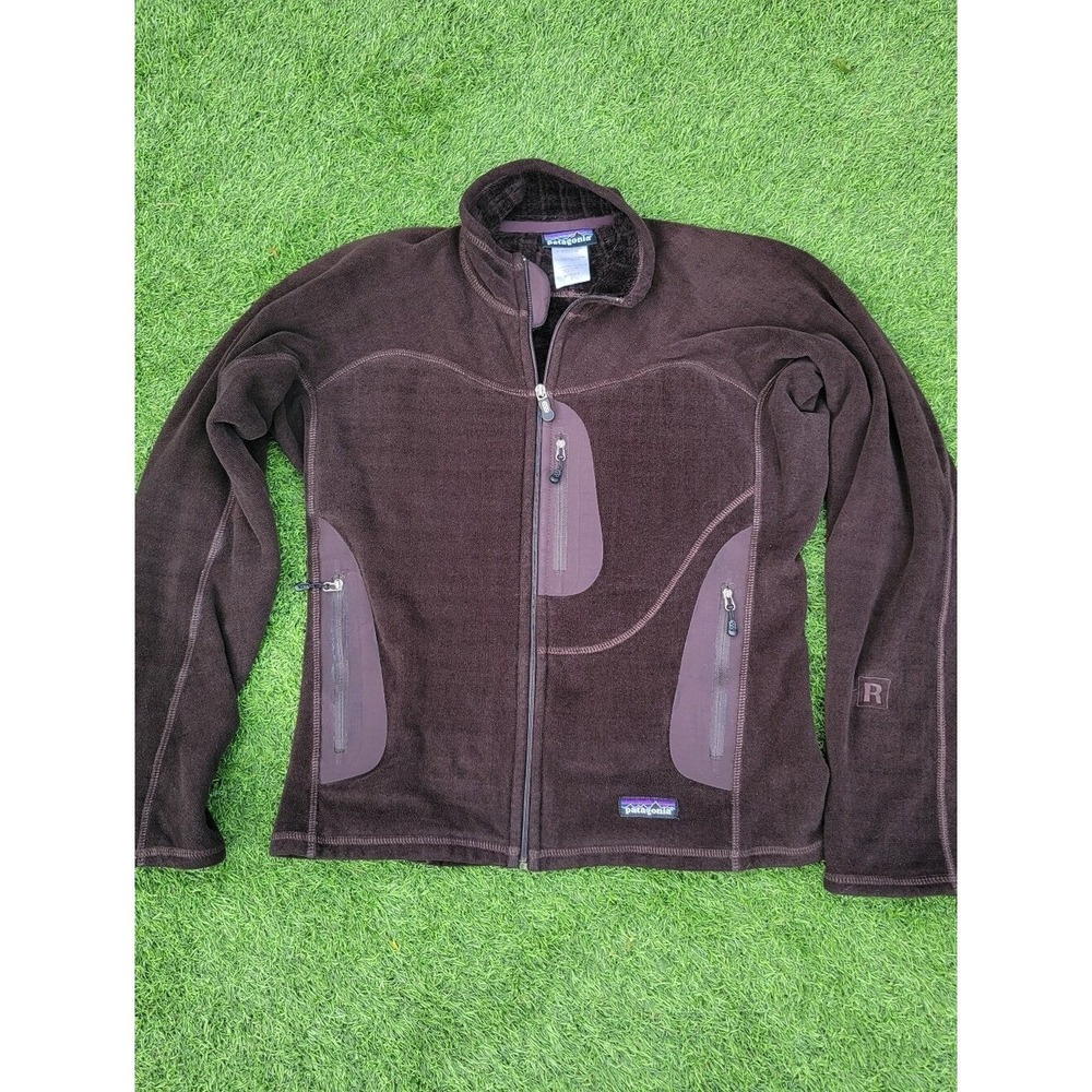 Patagonia Brown R3 Regulator  Fleece Zip Up Soft Women's Sz S Gorpcore Hiking